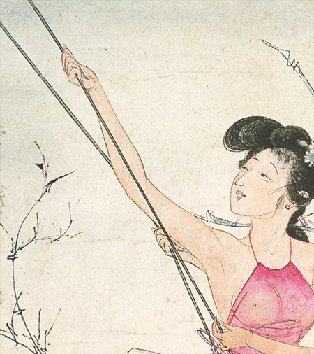 文件代找-胡也佛的仕女画和最知名的金瓶梅秘戏图